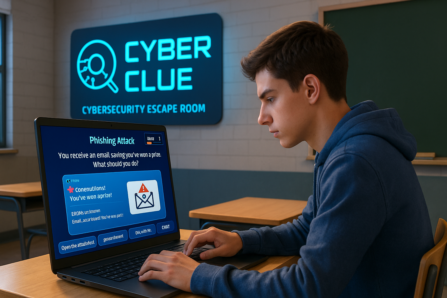Cyber Clue gameplay screenshot